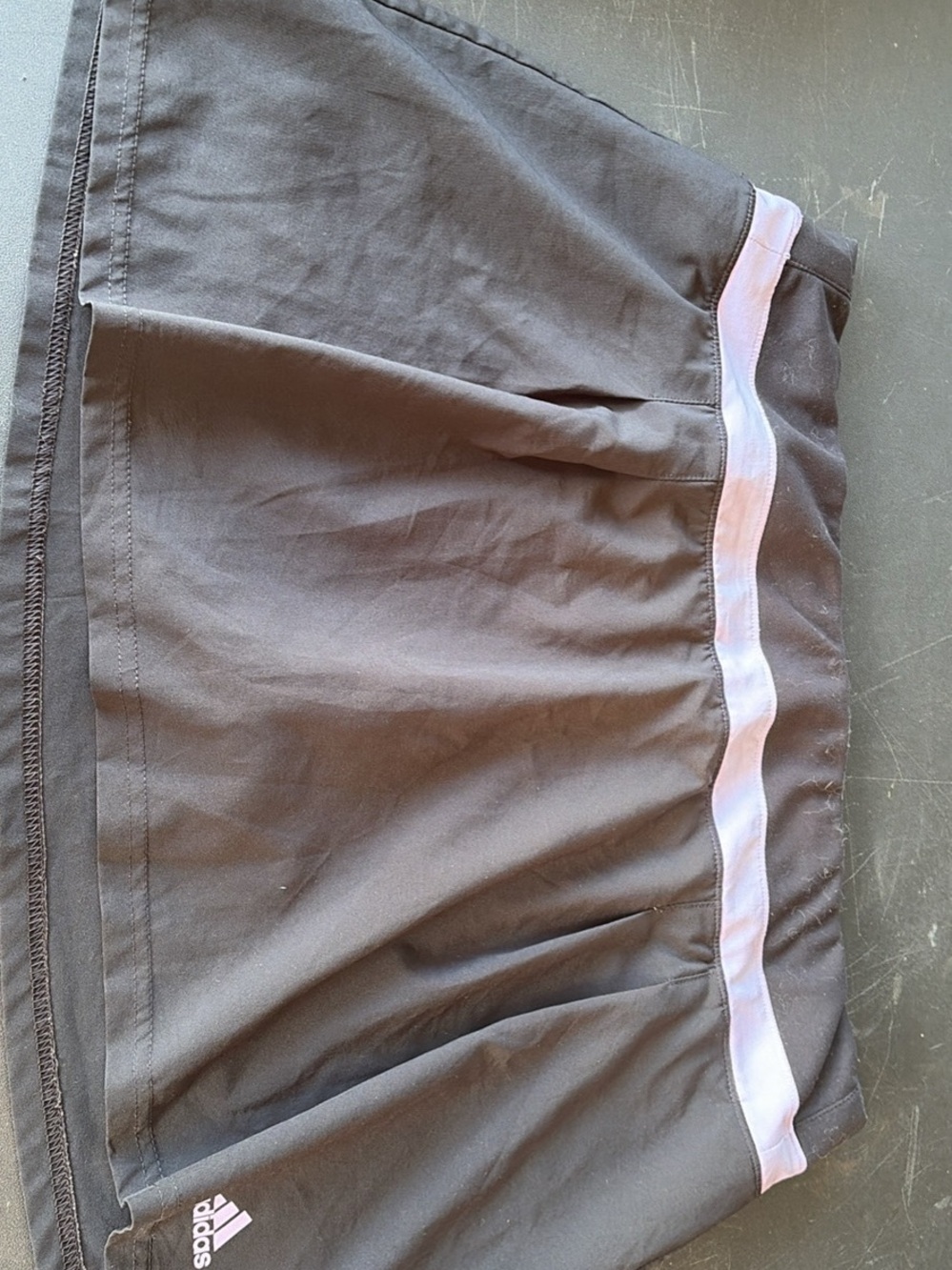 adidas Black Skort with Light Pink Waistband